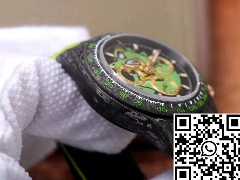 Dial Green Rolex Fiber Chronograph Cosmos Dragon Edition Daytona Exploded Carbon 0326